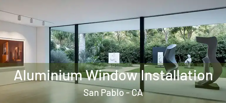  Aluminium Window Installation San Pablo - CA