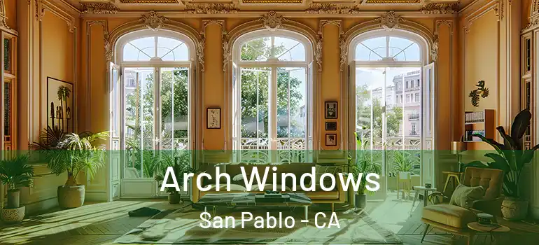  Arch Windows San Pablo - CA