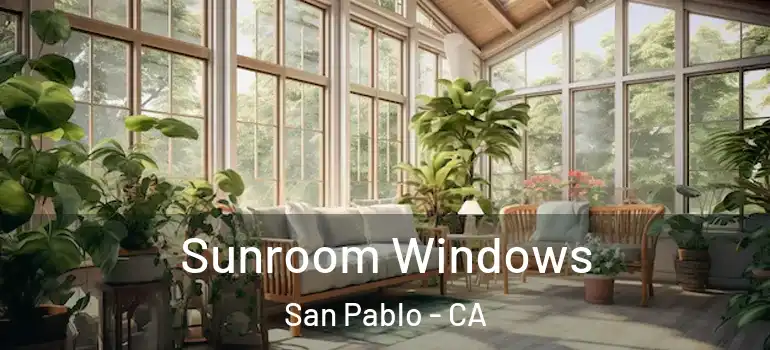  Sunroom Windows San Pablo - CA